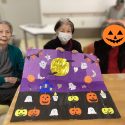 コスモス苑３階リハビリ強化棟～手作りのハロウィン飾り～